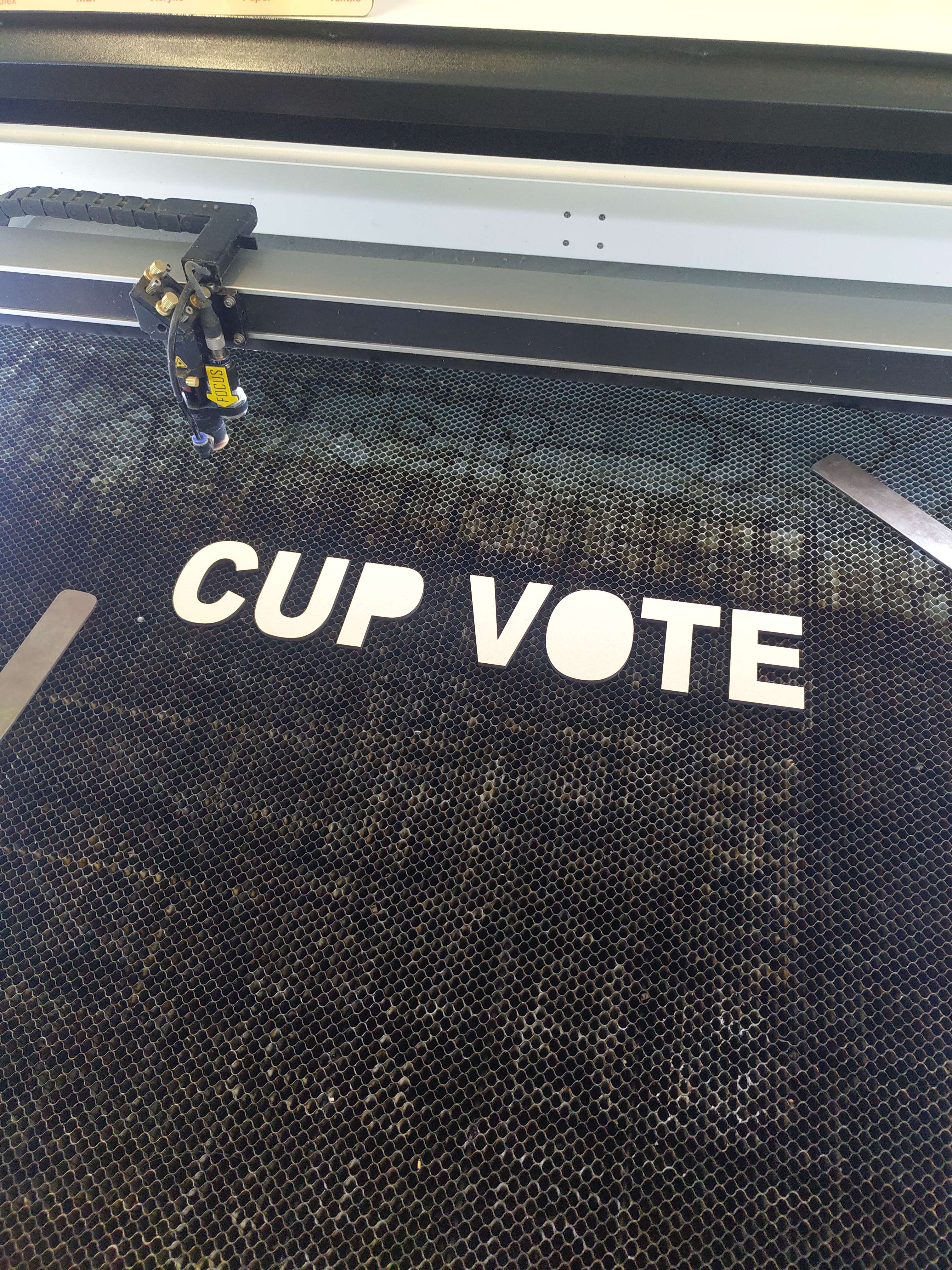 Lasercutting finished