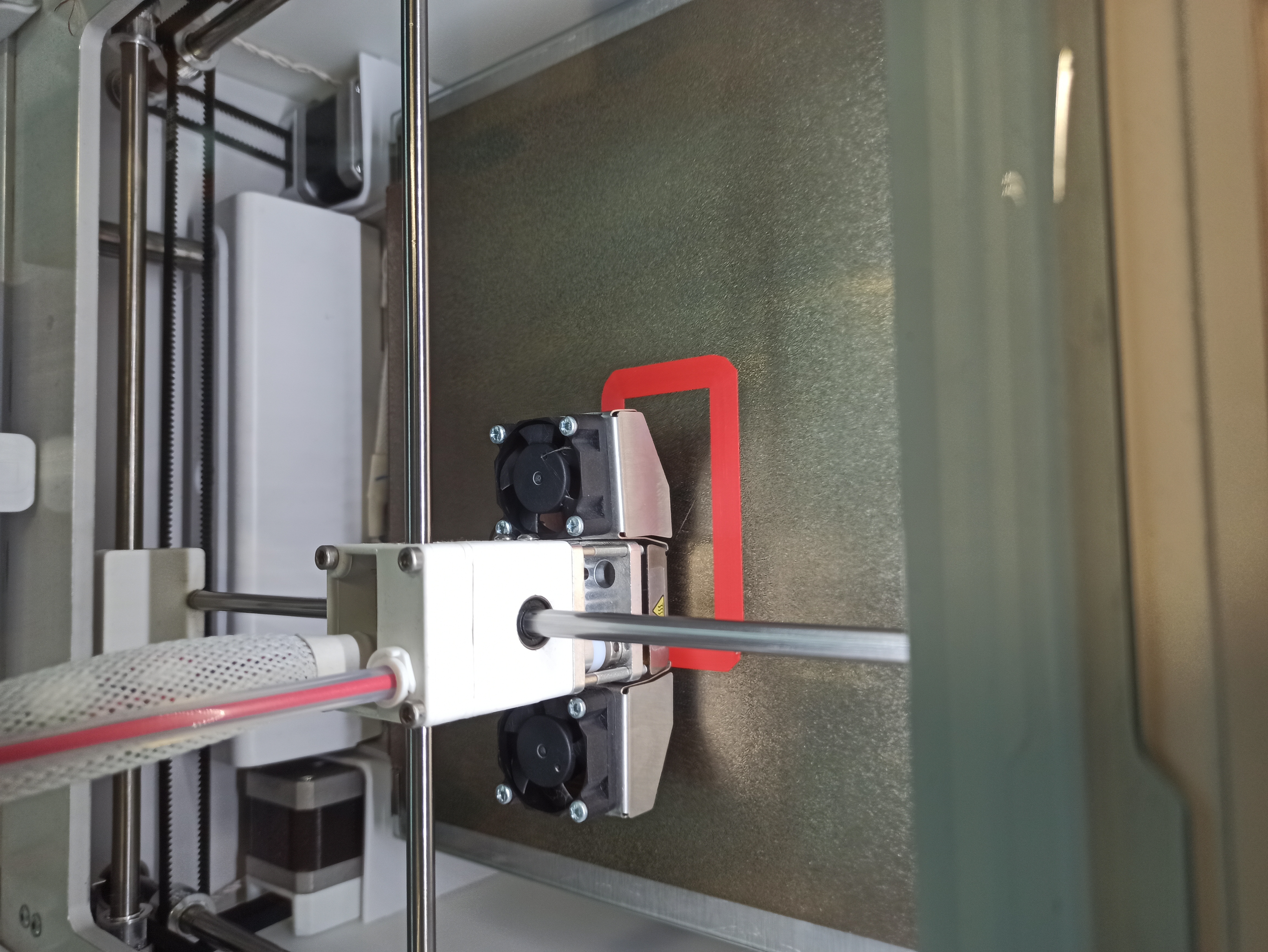 Servo bracket print process